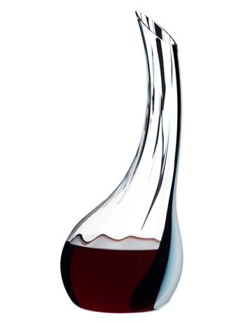 Riedel Cornetto Single Fatto A Mano Decanter - Black / White / Black Optical 1977/00