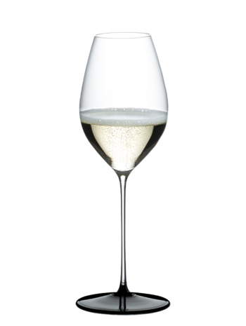 Riedel Fatto A Mano Black Tie Champagne Glass / Sauvignon Blanc 4110/28, 1 glas