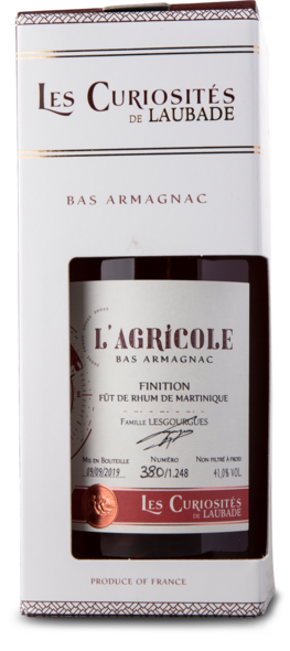 Laubade 7 år, Finished in Agricole Cask, 41%, 50 cl