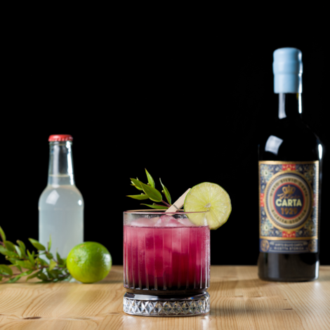 Mirto Sour er en cocktail blandet med Silvio Cartas spiritus, citronsaft og sirup. Det giver cocktailen et friskt pift med en snert af sødme. Du får opskriften på Mirto Sour og en video, der viser fremgangsmåden, lige her.

Glas: [https://www.hjhansen-vin.dk/glas-tilbehoer/alle-riedelprodukter/bar-collection/rocks-bar-drinks-specifik-glasserie-6417-02-2-pack|Riedel Rocks Bar]
Pynt: En kvist krydderurt

[https://media-prod.hjhansen-vin.dk/download/link/86e95dc3-f34f-4693-9b98-20ffe2a612b7|Download opskrift]
